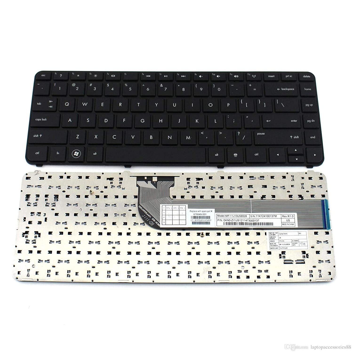 HP Pavilion DV4-5000 DV4-5100 DV4-5200 DV4-5300 OEM Laptop Internal Keyboard P/N 699286-001