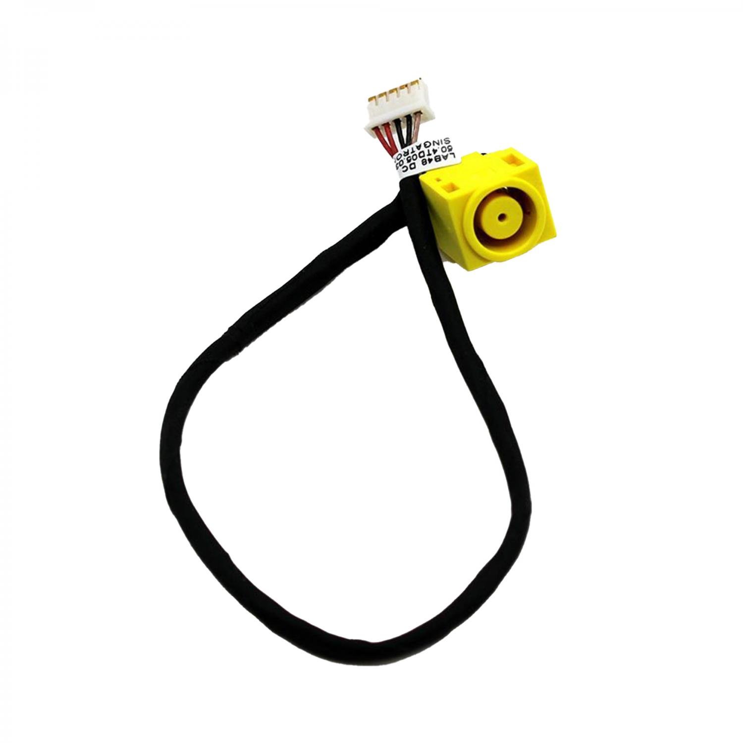 Lenovo B480 B490 OEM DC Power Input Jack with Cable P/N 50.4td05.031