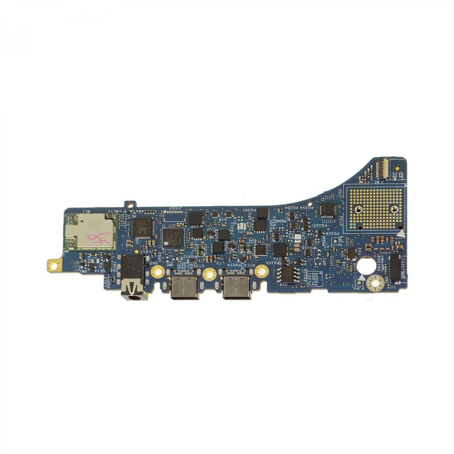 Dell XPS 15 9575 Precision 5530 2in1 OEM IO Daughter Circuit Board with Audio / USB P/N YH2H0, 0YH2H0