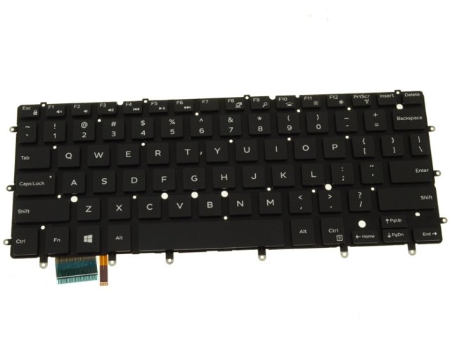 Dell XPS 13 9350 9343 9360 OEM Laptop Internal Keyboard with Backlight P/N DKDXH, 0DKDXH