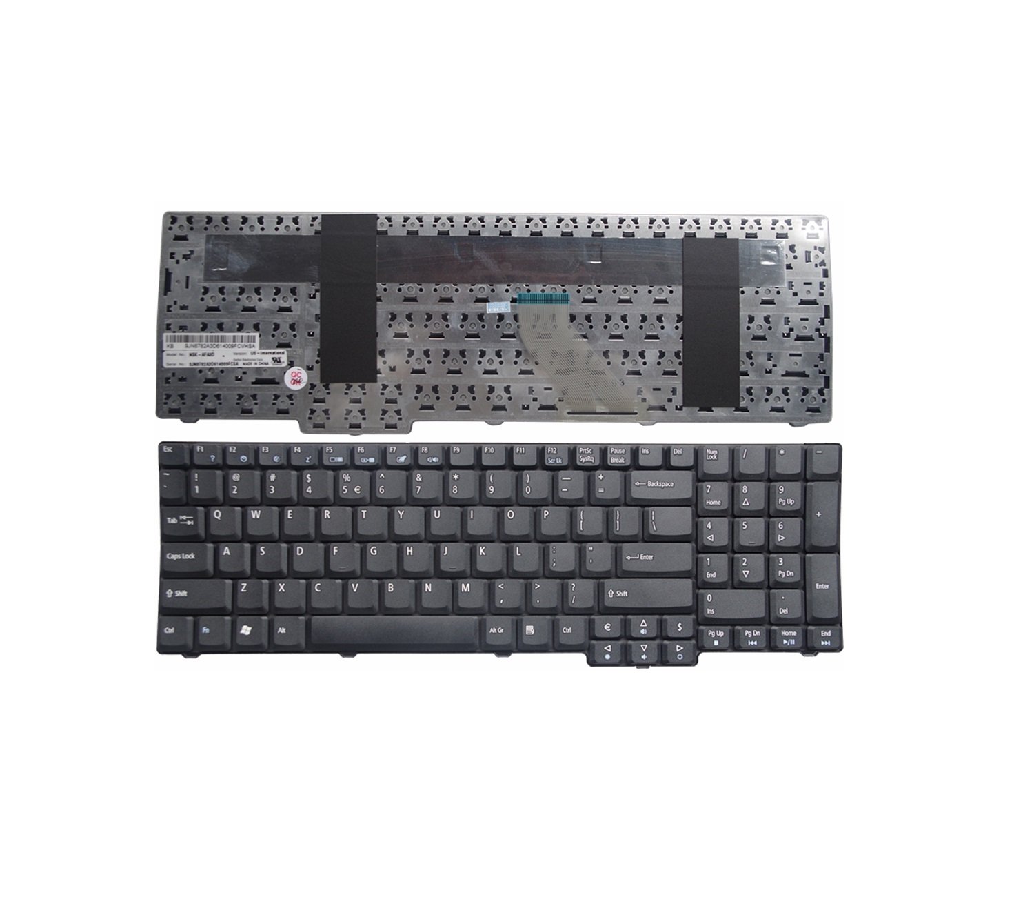 Acer Aspire 5735 5735Z 5737Z OEM Laptop Internal Keyboard P/N 9JN8782F1D, P1ABKB0018