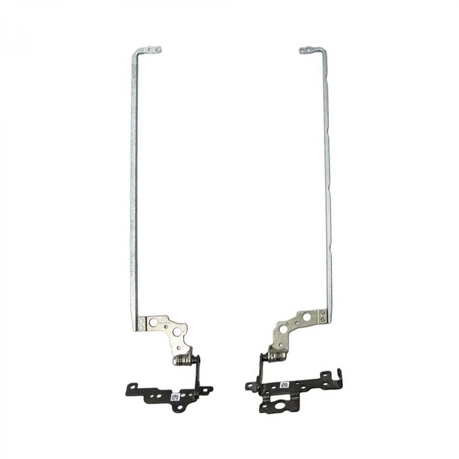 HP Pavilion 15-P, 15-P000, 15-P100, 15-P200 OEM LCD Screen Hinges pair (L+R) with Rail Mounting Brackets P/N FBY14004010, FBY14003010