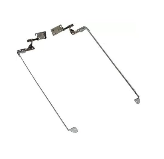 Lenovo Ideapad Z570 Z575 OEM LCD Screen Hinges pair (L+R) with Rail Mounting Brackets P/N 33.4M407.001, 33.4M408.001