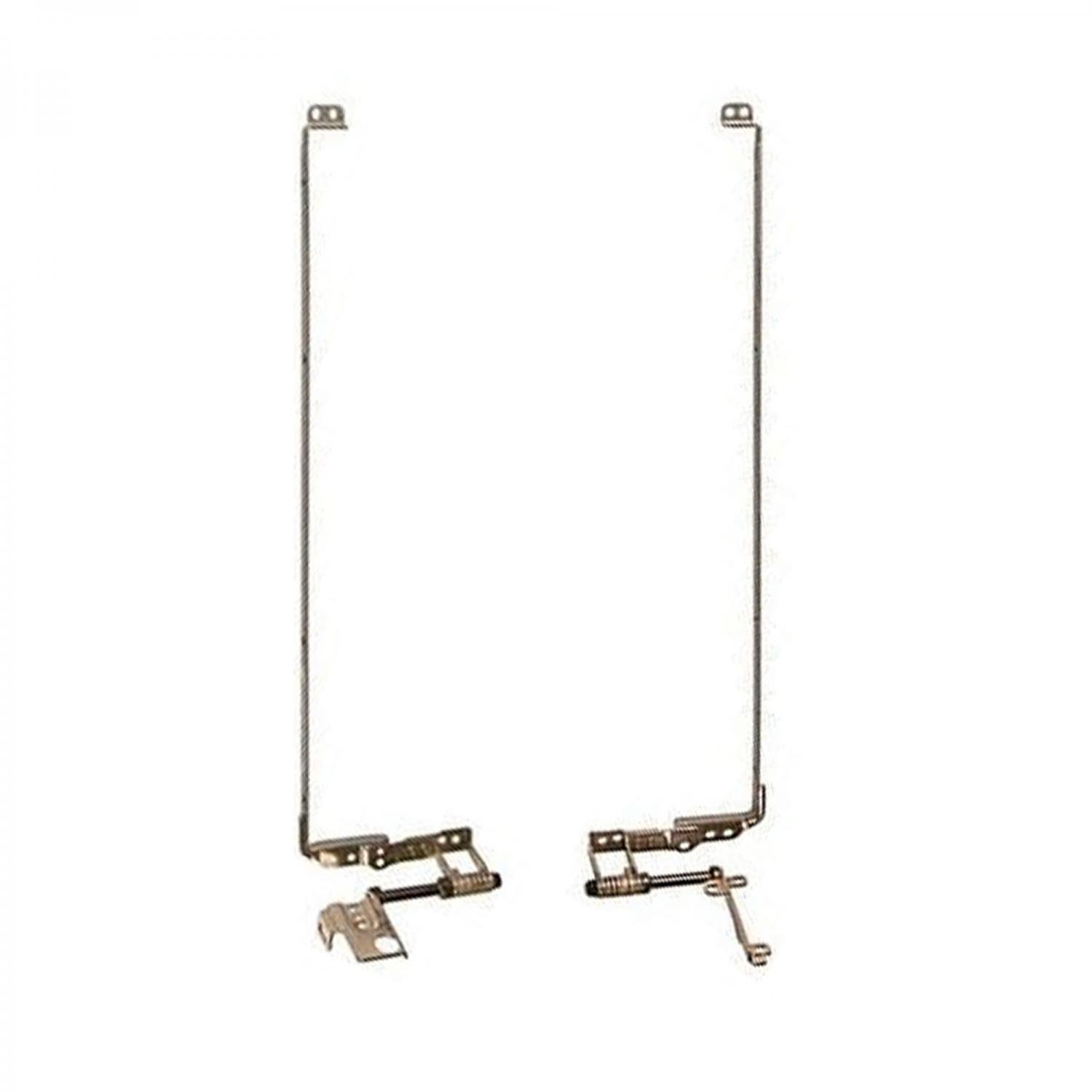 HP Pavilion DV7-1000 OEM LCD Screen Hinges pair (L+R) with Rail Mounting Brackets P/N AM03W000100, AM03W000200