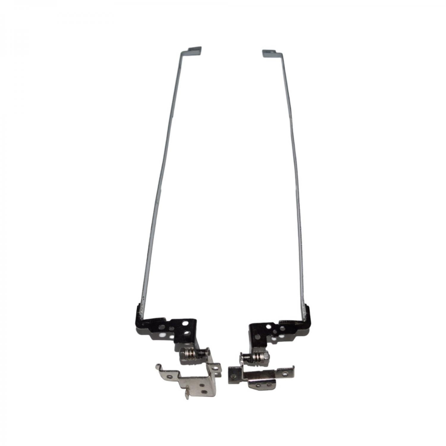 HP Compaq Presario 630 631 635 CQ57 OEM LCD Screen Hinges pair (L+R) with Rail Mounting Brackets P/N 647723-001, 647722-001