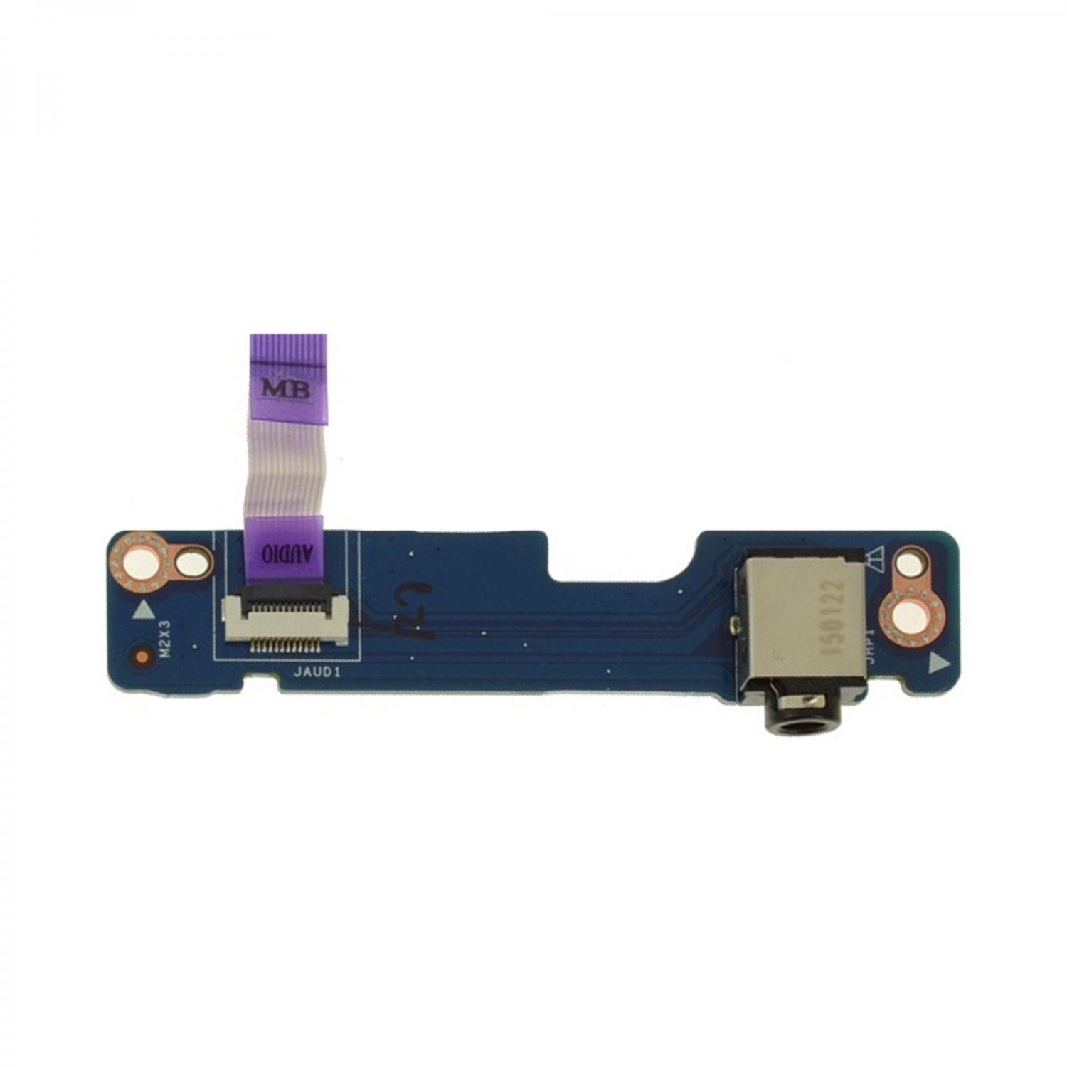 Dell Latitude E5550 OEM IO Daughter Circuit Board with Audio Port / Cable P/N LS-A912P, 0A912P