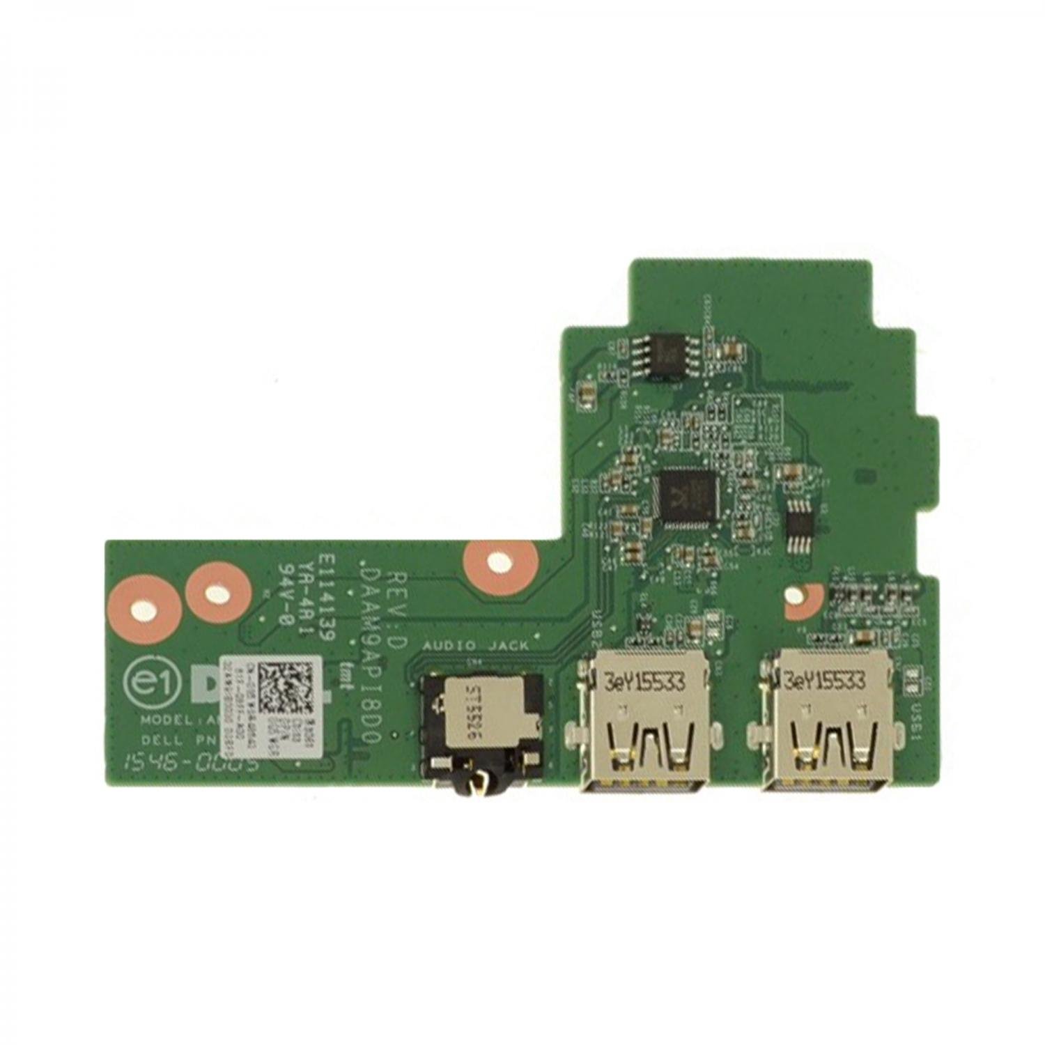 Dell Inspiron 15 7559 OEM IO Daughter Circuit Board with USB / Audio P/N G5WGR, DAAM9API8D0